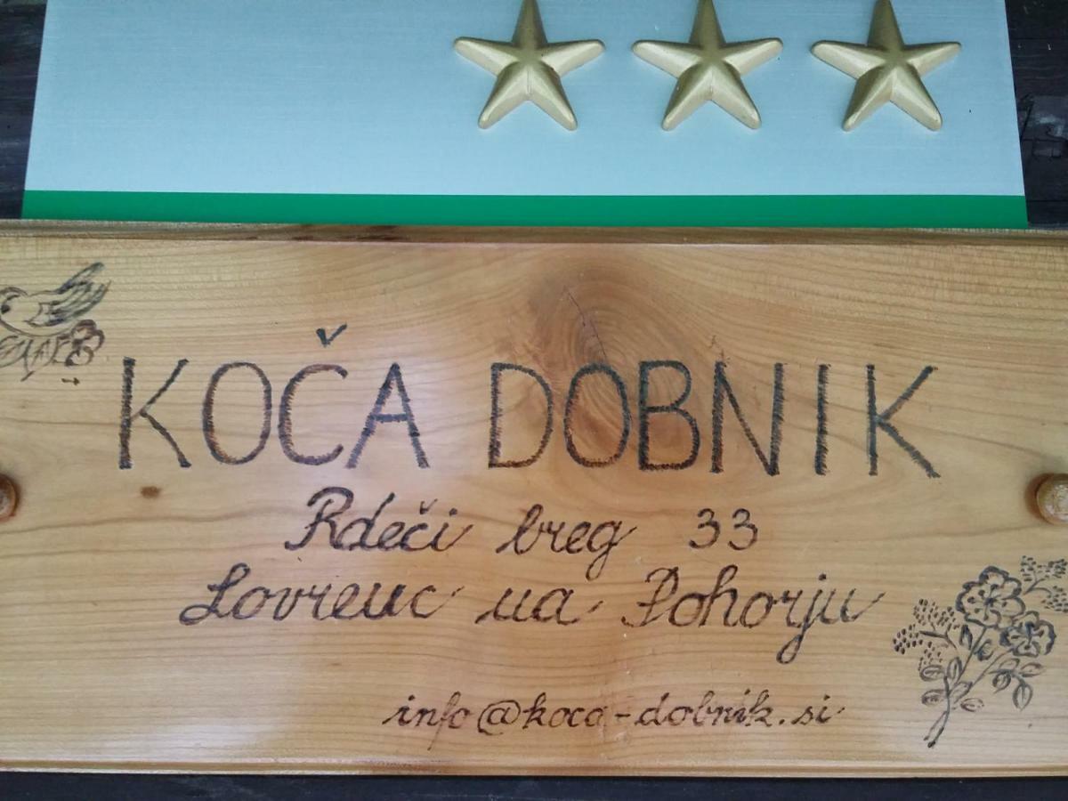 Pocitniska Hisa Koca Dobnik Villa Lovrenc na Pohorju Kültér fotó